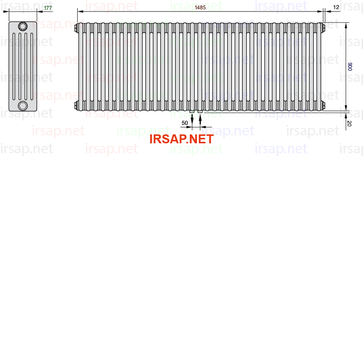 Радиатор IRSAP Tesi 50900/33 T50 CL 01